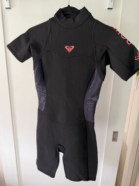 NWT Roxy Black Short Sleeve women’s wetsuit